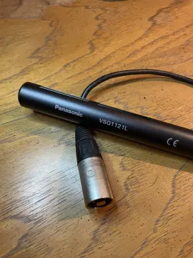 Vsq1121l Panasonic Xlr 3 Pin Shotgun Mic With Wind Sock Vsq1121l Panasonic Xlr 3 Pin Shotgun Mic With Wind Sock
