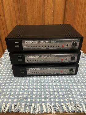 Paso Rdu216 Microphone System Pro Uhf Rdu 216 Wireless Mic Audio Lot Sys