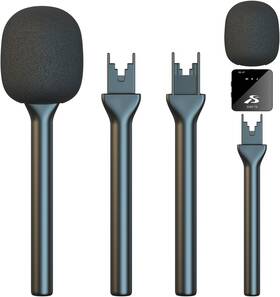 Piluyaa 705353230622 Mic Handle For Dji Rode Microphone Handheld Stand Wireless Go Interview