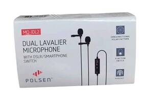 Polsen Mo-idl2 Dual Lavalier Microphone With Dslr/smartphone Switch