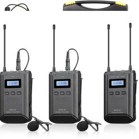 Pro W2lmxlrxa70-c Xa70 W2lm Dc 2 Wireless Lavalier Mic For Canon Xa75 Xa60 Xa65 4k Camcorder