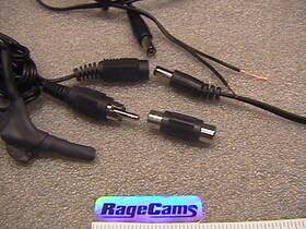 Ragecams Rc-wpmm1 2 Mics Waterproof 12vdc Power 15ft Cable 2ch With Splitter 3.5mm To Computer In
