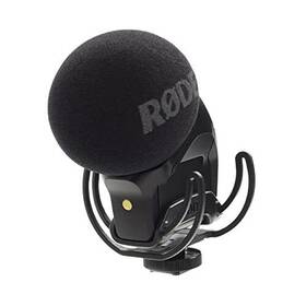 Rode 105291 Camera-mount Stereo Microphone Black Single Item Videomic Pro Rycote