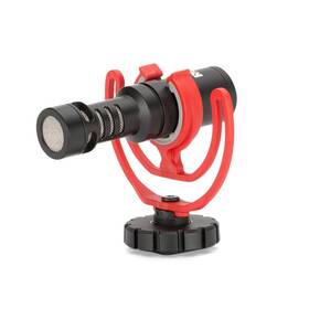 Rode 680709910871 Videomicro Compact On-camera Microphone With Rycote Lyre Shock Mount Auxilia