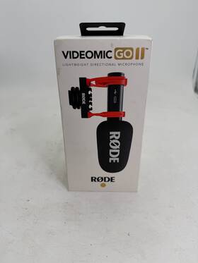 Rode Ha0169310 Videomic Go Ii Lightweight Directional Microphone Black