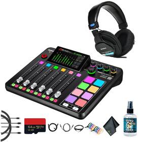 Rode Ii Ag9 2 Rodecaster Pro Ii Headphones 64gb Micro Sd Memory Card More Bundle
