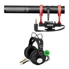 Rode Microphones Avmntg-k1 Videomic Ntg On-camera Shotgun Microphone Bundle With Knox Gear Headphones
