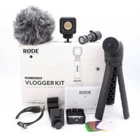 Rode Ob031325z314 Open Box Good Vlogger Kit Usb-c Edition Filmmaking For Mobile Devic
