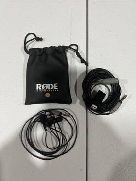 Rode Rd103882 Smartlav Lavalier Condenser Microphone Lapel Mic 3.5mm Trrs And Extension