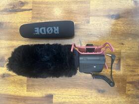 Rode Sn0354270 Videomic Camera-mount Shotgun Microphone Rycote Lyre Shock Mount Windsock