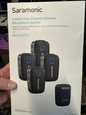 Saramonic 500t4 Blink 4 Person Wireless Lavalier Microphone System