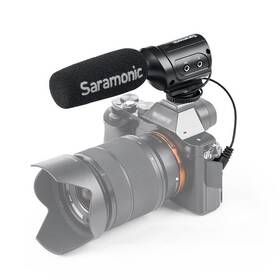 Saramonic 615068639736 Sr-m3 Mini Directional Condenser Microphone With Integrated Shockmount