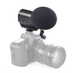 Saramonic 897040884907 Vmic Stereo Condenser Video Microphone With Rubberized Shockmount High-pass