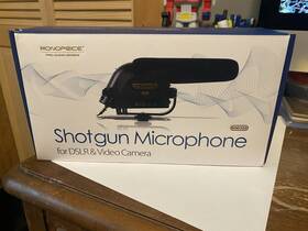 Saramonic 971008022469 Monoprice Pro Audio Series Camera Mount Shotgun Microphone For Dslr Cameras