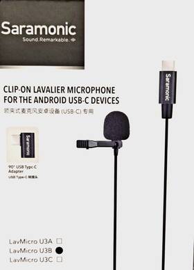 Saramonic 971008024685 Clip-on Lavalier Microphone Usb C