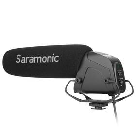 Saramonic 971008025156 Professional Aa-powered Supercardioid On-shotgun Microphone With 3-stage Leve