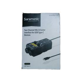 Saramonic 971008026672 Smartrig Uc 2-ch Audio Interface Xlr 1/4 Inch 1/8 Inputs Usb-c Output