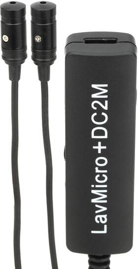 Saramonic Lavmicro Dc2m Lavmicro Dc2m Clip-on 2-person Lavalier Microphone With Lightning And