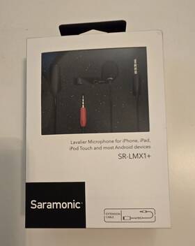 Saramonic Sr-lmx1 Sr-lmx1 Lavalier Microphone With Extension Cable For Smartphones