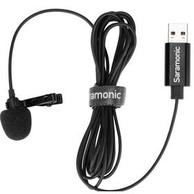Saramonic Sr-ulm10 Ultracompact Clip-on Lavalier Microphone With Usb-a Connector