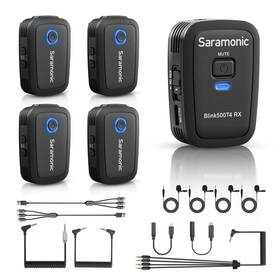 Saramonic Vo-blink500 4-channel Wireless Lavalier Microphone System For Iphone/android/camera Vlog