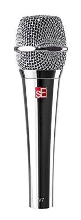 Se Electronics 819032011737 - V7 Studio Grade Handheld Microphone Supercardioid Chrome