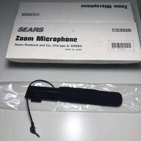 Sears 5753928 New Old Stock Roebuck And Co Zoom Microphone For Camcorders #5753928