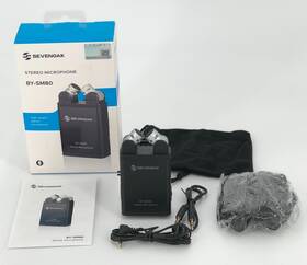 Sevenoak 971008021325 By-sm80 Stereo Camera Microphone Condenser Mic 90 -120 Adj. Capsules
