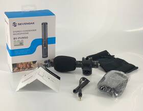 Sevenoak By-pvm50 Stereo Condenser Microphone W Shock Mount Dslr Camcorder Phone