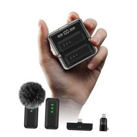 Shenzhen Shisuo Intelligent Electronic Technology Co. Ltd. Vga01 2pcs Mini Wireless Lavalier Microphone For Iphone/android/pc/laptop 1 Pc Black