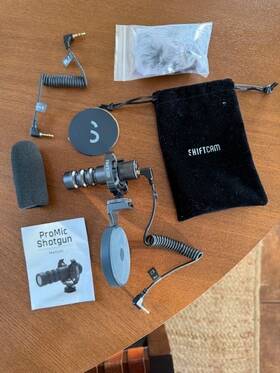 Shiftcam 655729667906 Promic Shotgun Mic/microphone New/unused With Extras