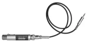 A96f Shure Camcorder Interface Xlr To 3.5 Mm