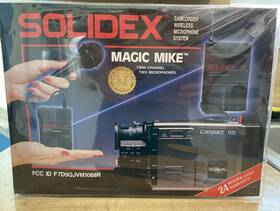 Solidex Vm-1088t/r Vintage Camcorder Wireless Microphone System Magic Mike Ii Twin Channel