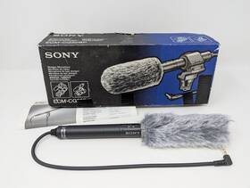Sony Ecm-cg50bp Shotgun Electret Condenser Microphone For Camcorder 40hz - 20kh