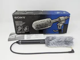 Ecm-cg50bp Sony Shotgun Electret Condenser Microphone For Camcorder 40hz - 20kh Ecm-cg50bp Sony Shotgun Electret Condenser Microphone For Camcorder 40hz - 20kh