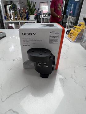 Sony Ecm-m1 Camera Windscree Microphone Shotgun Variable Directivity