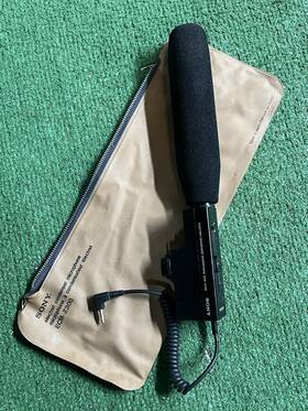 Sony Ecm-z300 Electret Condenser Microphone With Case