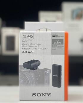 Sony Ecmw2bt New Ecm-w2bt Digital Bluetooth Wireless Microphone For Cameras/recorders 3.5mm