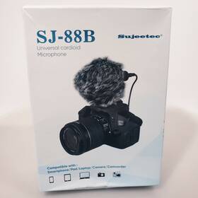Sujeetec Sj-88b Wind Muff Universal Cardioid Microphone For Smartphones Camera