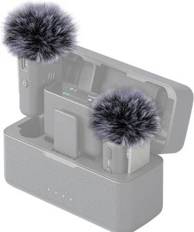 Sunmon 744110601497 Dji Mic Windscreen Furry Foam - Wireless Outdoor Microphone Cover Muff