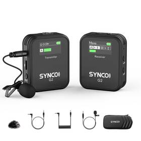 Synco 719358986521 Wireless Lavalier Microphone G2 A1 2.4g 1 Transmitter And Recei