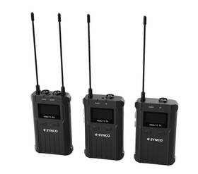 Synco Sy-t3-wmic Wmic-t3 Uhf 2-person Camera-mount Wireless Lavalier Microphone System