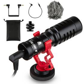 Talomen 629103296839 Cf100 Universal Shotgun Mic For Camera Microphone Dslr Iphone And