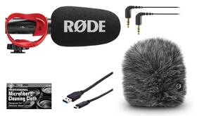 The Imaging World 700371353766 Rode Videomic Go Ii-h On-camera Shotgun Microphone And Deluxe Windshield Wind