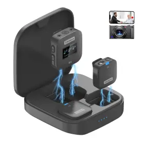 Tokdance 976205830015 Professional Wireless Lavalier Microphone For Camera Smartphone - 2 Tx 1 Rx P Tokdance 976205830015 Professional Wireless Lavalier Microphone For Camera Smartphone - 2 Tx 1 Rx P