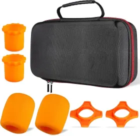 34265e15hj Vaguelly Case Dual Mic Bag Carrying Travel 30x15cm With Accessories