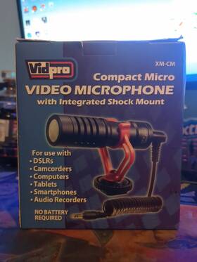 Vidpro 026127771142 Microphone For Dslrs Camcorders Tablets Smartphones And Audio Recorders