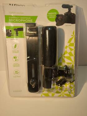 Vivitar 681066617403 New Shotgun Condenser Mini Zoom Microphone With Bracket Vivmic403