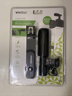 Vivitar Vivmic503 Compact Shotgun Microphone Viv-mic-503 New In Box Sealed Rare