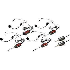 Vocopro 692868263378 4 Uhf Wireless Headset Mics With Receive Commander-play-4